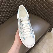 Louis Vuitton Time Out Sneakers Blue Monogram 9234 - 3