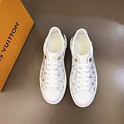 Louis Vuitton Time Out Sneakers Silver Monogram 9235 - 3