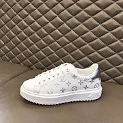 Louis Vuitton Time Out Sneakers Silver Monogram 9235 - 6