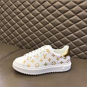 Louis Vuitton Time Out Sneakers Gold Monogram 9236 - 6