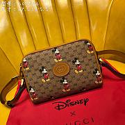 Gucci x Disney Mini Bag 17.5 GG Supreme Mickey Mouse Printed - 1