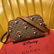 Gucci x Disney Mini Bag 17.5 GG Supreme Mickey Mouse Printed - 6