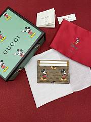 Gucci x Disney Holder Card GG Supreme Monogram Mickey Printed - 3