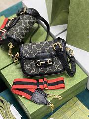 Gucci Horsebit Ophidia Black 20 Shoulder Bag 602204 - 1