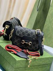 Gucci Horsebit Ophidia Black 20 Shoulder Bag 602204 - 2