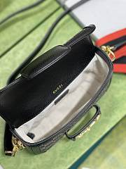 Gucci Horsebit Ophidia Black 20 Shoulder Bag 602204 - 3