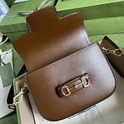 Gucci Horsebit Brown Leather 20 Shoulder Bag 658574  - 3