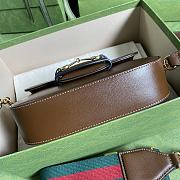 Gucci Horsebit Brown Leather 20 Shoulder Bag 658574  - 4