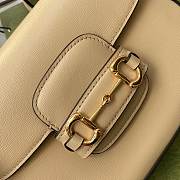 Gucci Horsebit Beige Leather 20 Shoulder Bag 658574 - 2