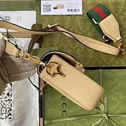 Gucci Horsebit Beige Leather 20 Shoulder Bag 658574 - 4
