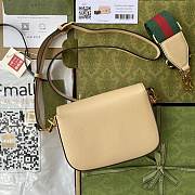 Gucci Horsebit Beige Leather 20 Shoulder Bag 658574 - 6