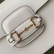 Gucci Horsebit White Leather 20 Shoulder Bag 658574 - 5