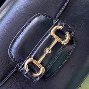 Gucci Horsebit BlackLeather 20 Shoulder Bag 658574 - 3