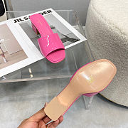 Chanel Sandal Heels Pink Shiny 9302 - 3