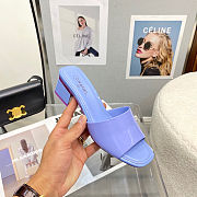 Chanel Sandal Heels Purple Shiny 9305 - 4