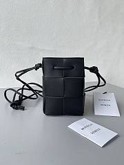Bottega Veneta Cassette Intrecciato 19 Black bucket - 4