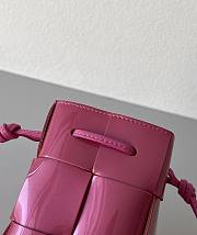 Bottega Veneta Cassette Intrecciato 19 Pink Shiny bucket - 5
