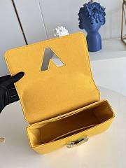 Louis Vuitton Twist MM 23 Handbag Yellow Epi Leather 9346 - 3