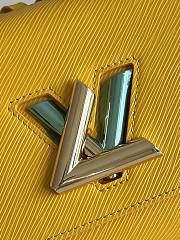 Louis Vuitton Twist MM 23 Handbag Yellow Epi Leather 9346 - 2