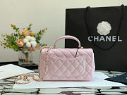 Chanel Mini Handle 20 Light Pink Lambskin 9349 - 3