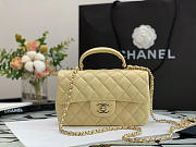 Chanel Mini Handle 20 Beige Lambskin 9351 - 1
