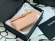 Chanel Mini Handle 20 Peach and Orange Lambskin 9353 - 2