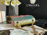 Chanel Mini Reissue Metallic Rainbow Bag 20cm - 4