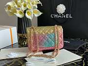 Chanel Mini Reissue Metallic Rainbow Bag 20cm - 5