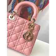 Lady Dior ABC Small Pink Gold Tone 9373 - 6