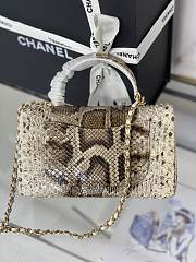 Chanel Mini Handle 20 Python Leather 5309 - 5