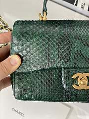 Chanel Mini Handle 20 Python Leather 5252 - 2
