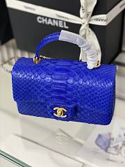 Chanel Mini Handle 20 Python Leather 5317 - 2
