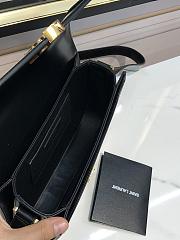 YSL Box Bag 23 Black Leather 634305  - 5