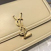 YSL Box Bag 23 Beige Leather 634305 - 3