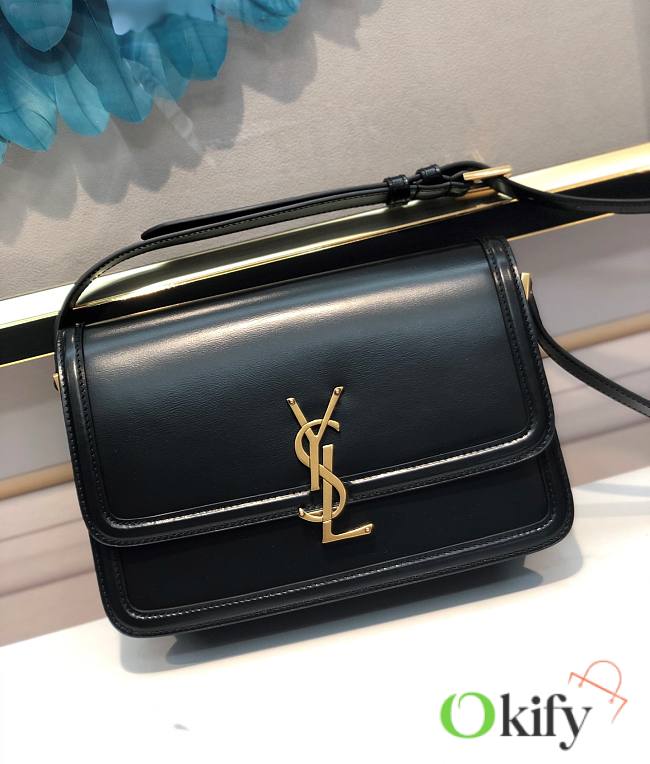 YSL Box Bag 23 Black Leather 634305  - 1