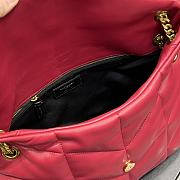 YSL Large 35 Loulou Puffer Red Lambskin Gold Hardware - 6