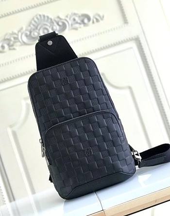 Louis Vuitton AVENUE SLING 31 Bag Damier Black Men's Bag 6770