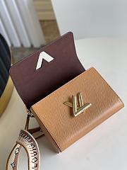 Louis Vuitton Twist MM 23 Handbag Brown Epi Leather M55851 - 3