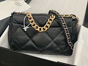 Chanel 19 Handbag Soft Lambskin 36 Maxi Black AS1162 - 5