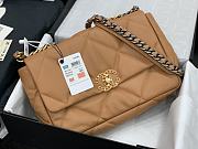 Chanel 19 Handbag Soft Lambskin 36 Maxi Brown AS1162 - 1