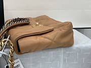 Chanel 19 Handbag Soft Lambskin 36 Maxi Brown AS1162 - 3