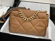 Chanel 19 Handbag Soft Lambskin 36 Maxi Brown AS1162 - 4