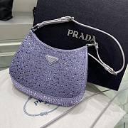 Prada Cleo Crystal 22 Purple 1BC169 - 1