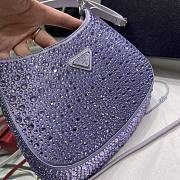 Prada Cleo Crystal 22 Purple 1BC169 - 6