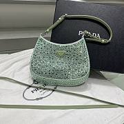 Prada Cleo Crystal 22 Green 1BC169 - 1