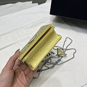 Prada WOC Yellow Crystal Bag - 3