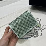 Prada WOC Light Green Crystal Bag - 3