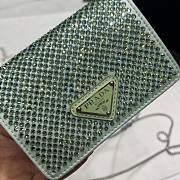Prada WOC Light Green Crystal Bag - 2