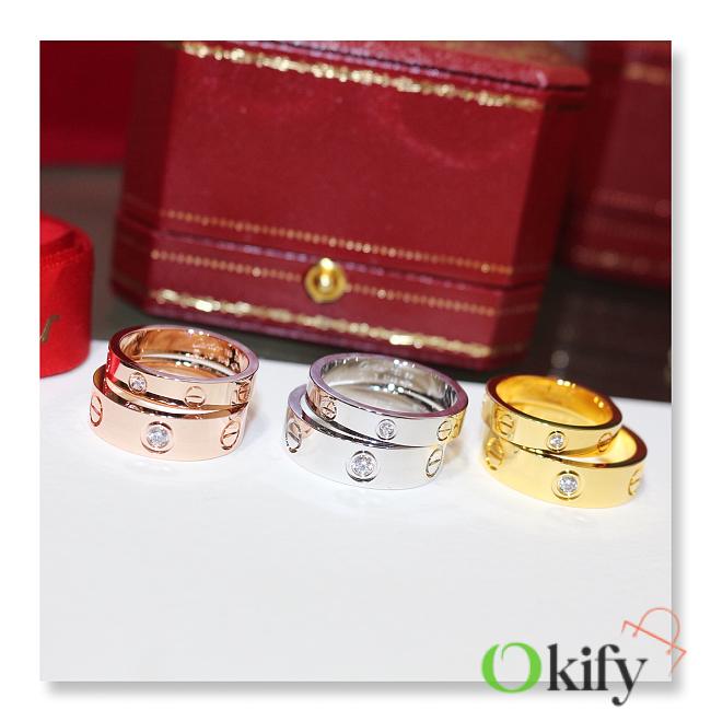 Okify Cartier Love Ring Diamond - 1