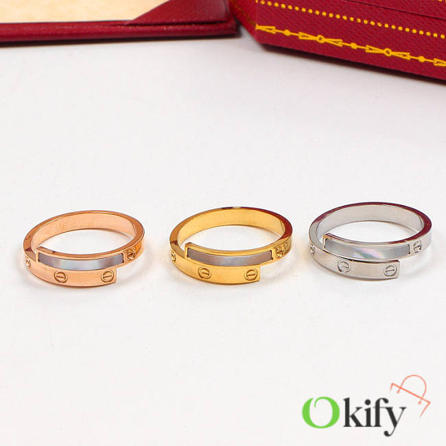 Okify Cartier Love Ring TYCR02 - 1